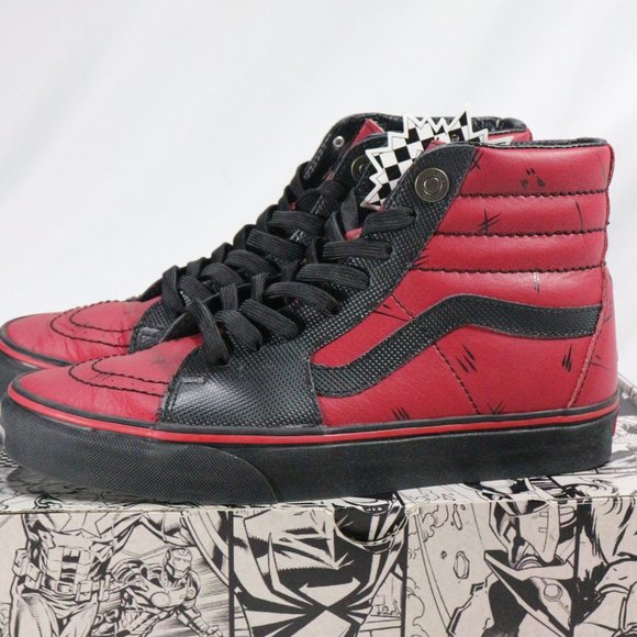 VANS Marvel x SK8-Hi 'Deadpool' Sneakers NIB - Picture 14 of 15